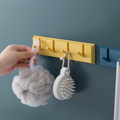 【免釘安裝】承重20kg門後4連掛勾架-空間利用神器 商品圖片 3