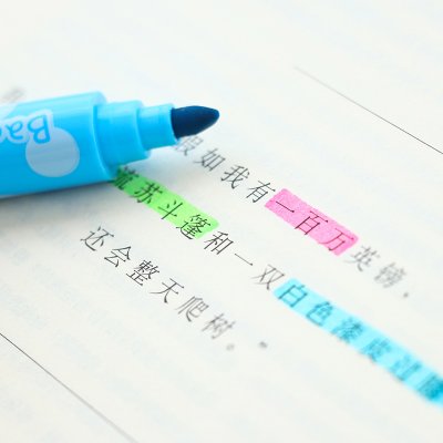 【彩色記號】螢光筆6件組 - 小學生塗鴉筆 商品圖片 4