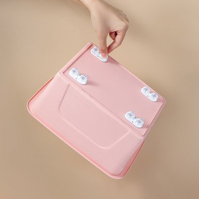 【黏貼式設計】創意滾輪 - 收納箱垃圾桶通用 (4個)