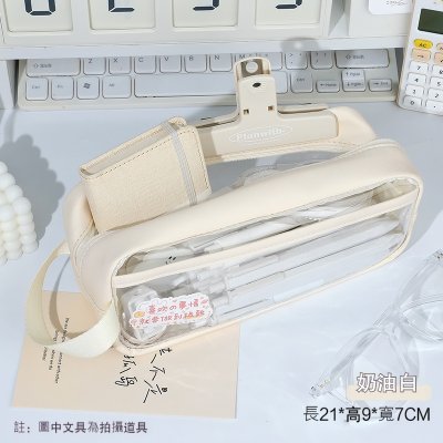 【韓系透明筆袋】ins風大容量-防水化妝收納 商品圖片 6