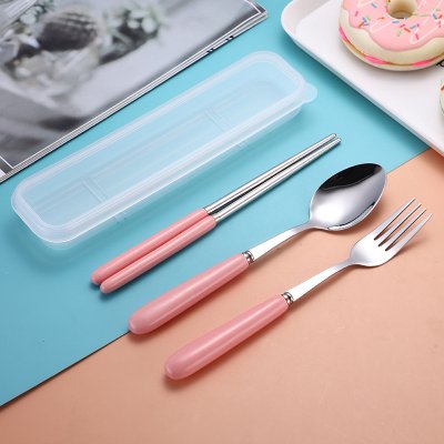 【馬卡龍餐具組】陶瓷不鏽鋼-隨身環保餐具 商品圖片 6
