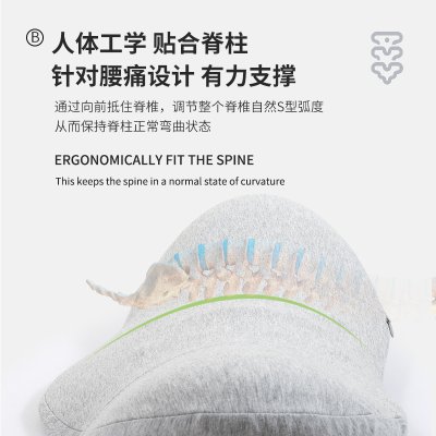 【護腰神器】記憶棉護腰墊-人體工學腰椎支撐枕 商品圖片 1