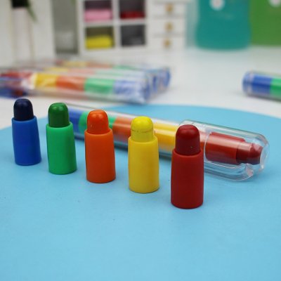 【五色拼接蠟筆】創意多彩-塗鴉彩繪美術筆 商品圖片 2
