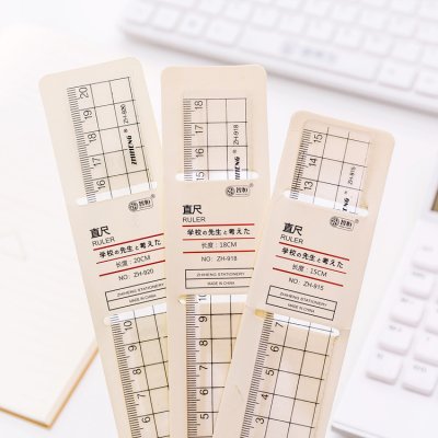 【透明精準】簡約風刻度套尺組 - 方格壓克力直尺