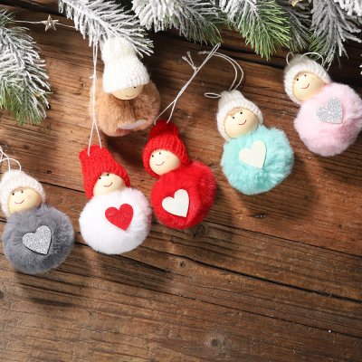 【毛絨可愛】聖誕雪人吊飾-聖誕樹裝飾精品