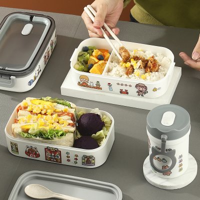 【分隔便當盒】手提餐盒-簡約多層分格便當 商品圖片 4