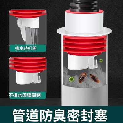 【管道密封塞】防臭防蟲-矽膠地漏排水密封 商品圖片 2