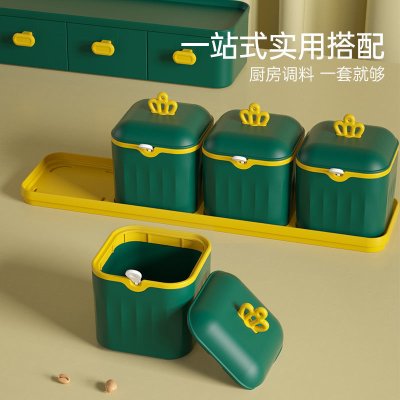 【廚房收納】多格調味罐收納盒組 - 分類調味料瓶整理盒 商品圖片 2
