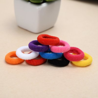 【甜美髮飾】簡約毛巾髮圈裝 - 兒童髮束綁髮圈 商品圖片 2