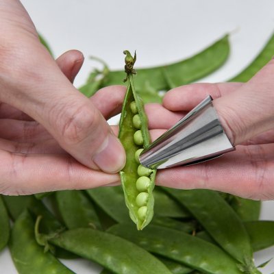 【剝殼神器】不鏽鋼指甲套-蝦豆堅果專用工具 商品圖片 3