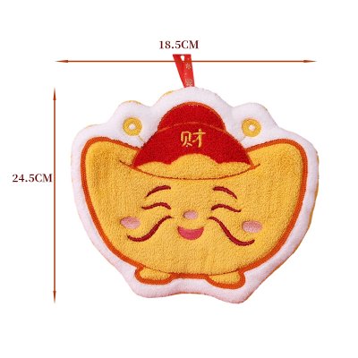 【創意擦手巾】新年珊瑚絨懸掛式擦手巾 商品圖片 9
