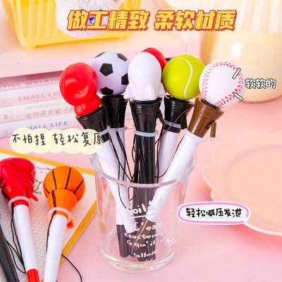 【按壓發射】創意彈力球原子筆 - 可愛學生療癒小物 商品圖片 1