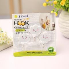【白雲造型】強力掛勾 - 無痕黏貼掛鉤3入 商品圖片 1