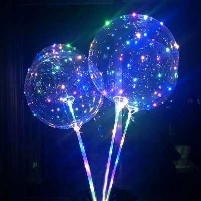 【LED發光】20吋透明波波球-派對活動吸睛神器 商品圖片 2