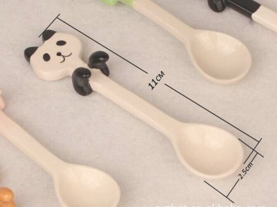 【創意卡通】陶瓷咖啡匙 - 創意餐具小湯匙 商品圖片 1