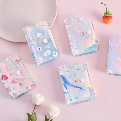 【鐳射少女心】櫻花草莓卡包 - 20卡位收納 商品圖片 3