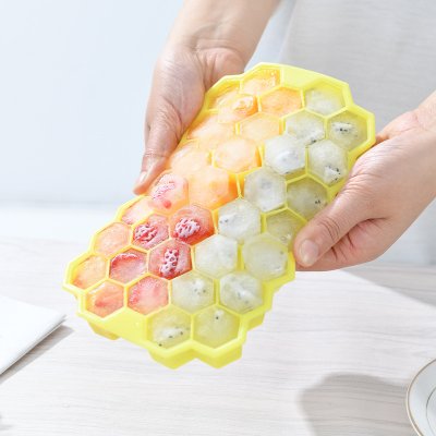【蜂巢37格】矽膠製冰盒-六邊形創意冰模 商品圖片 2