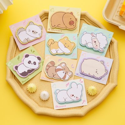 【趴睡動物】異形便利貼 - 萌系N次貼留言備忘錄 商品圖片 1