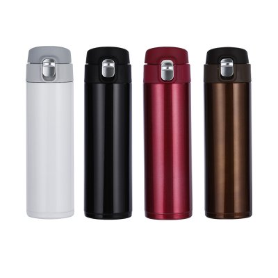 【304不鏽鋼】彈跳保溫杯500ml-簡約時尚 商品圖片 5