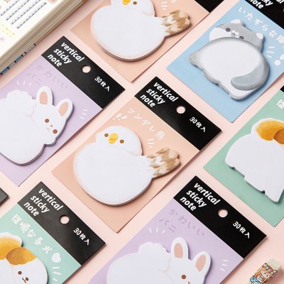 【療癒動物便利貼】超萌屁屁造型-卡通N次貼