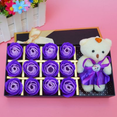 【永不凋謝】玫瑰香皂花禮盒 - 節日生日禮物 商品圖片 2