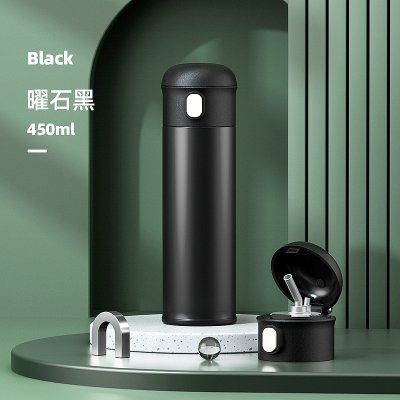 【316不鏽鋼杯】可愛印花-彈跳蓋吸管隨身水壺 商品圖片 9