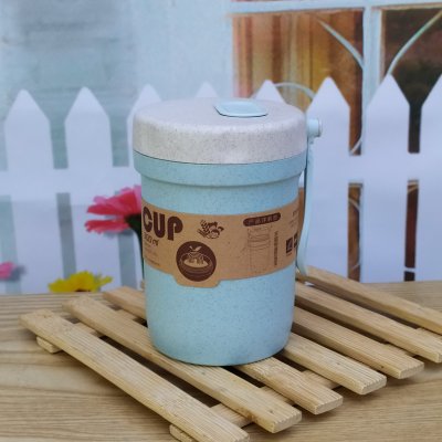 【小麥纖維】雙層防燙隨手杯-環保早餐杯 商品圖片 6
