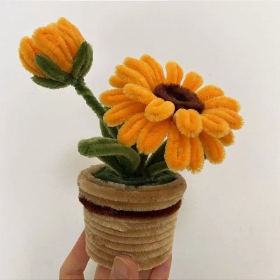 *DIY盆栽扭扭棒 花束小盆栽 手工材料包 商品圖片 4