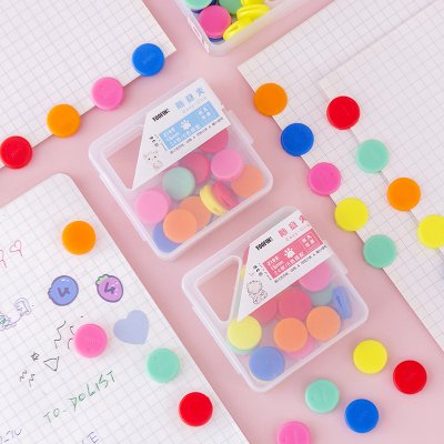 【糖果色隨意夾】裝-小清新分類書夾 (24個) 商品圖片 2