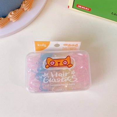 【彩色橡皮筋】盒裝皮筋-糖果色繽紛果凍色 商品圖片 6