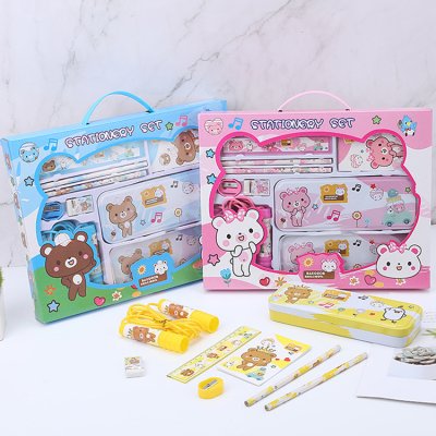 【學生禮品】盒裝文具8件組 - 創意文具獎品