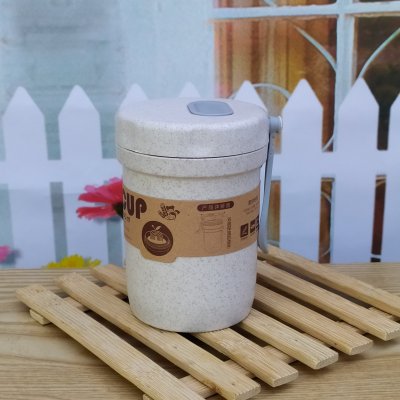【小麥纖維】雙層防燙隨手杯-環保早餐杯 商品圖片 7