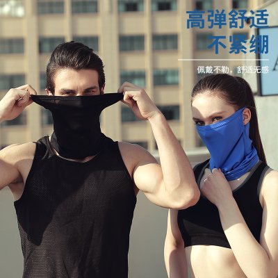 【冰絲防曬面罩】涼感頭套-機車族透氣速乾 商品圖片 2