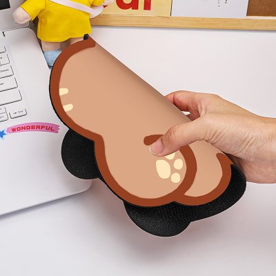 【療癒護腕墊】小熊記憶棉-3D立體滑鼠墊 商品圖片 4