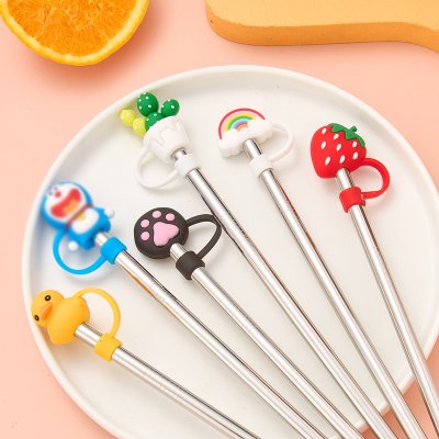 【創意造型】吸管防塵套 - 矽膠保護塞 商品圖片 2