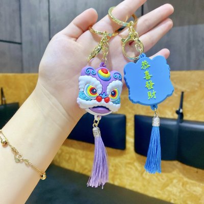 【中國風舞獅圈】鑰匙圈-創意流蘇新年小禮品 商品圖片 2