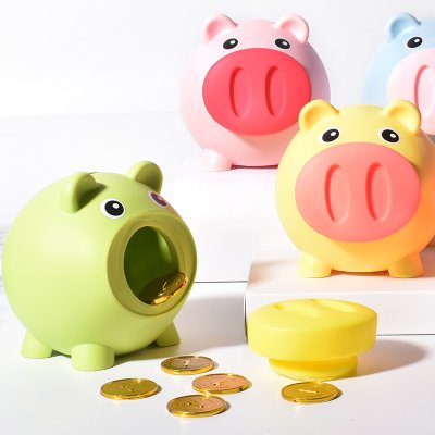 【糖果小豬筒】存錢筒-防摔玩具零錢罐兒童禮品