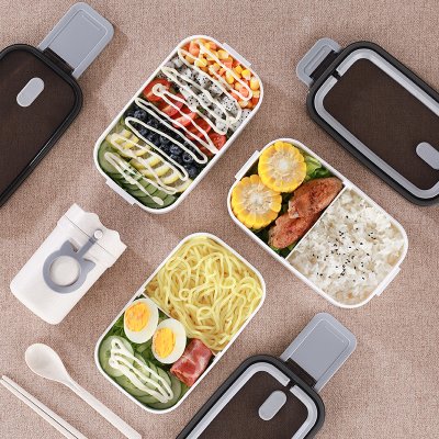 【分隔便當盒】手提餐盒-簡約多層分格便當 商品圖片 2