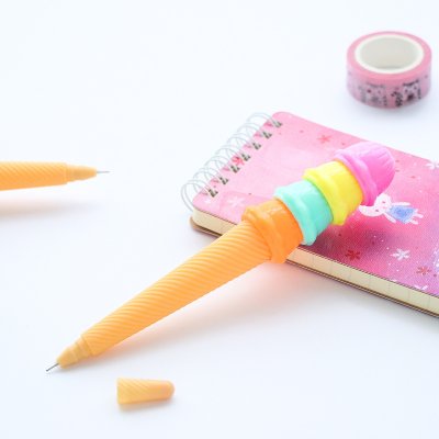 【冰淇淋造型】馬卡龍色創意中性筆 - 可愛造型圓珠筆 商品圖片 3