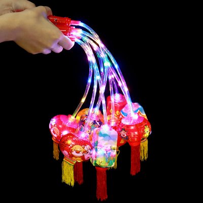 【牛年七彩燈籠】小燈籠-元宵節閃光迷你燈籠 商品圖片 3