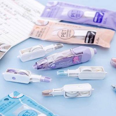 【可愛文具】Q版女孩修正帶 - 可換替芯按動式立可帶 商品圖片 6