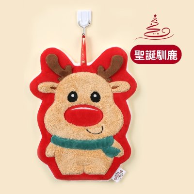 【聖誕造型擦手巾】實用禮物-聖誕樹雪人毛巾 商品圖片 4