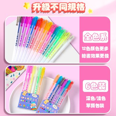 【3D立體果凍筆】創意文具-炫彩螢光塗鴉筆 商品圖片 4