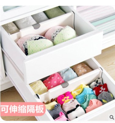 【伸縮自由】抽屜隔板 - 衣櫃櫥櫃分層收納 商品圖片 2