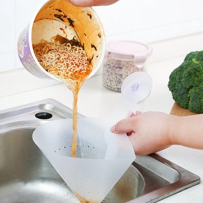 【掛式濾網】水槽過濾袋-廚餘收集防堵神器 商品圖片 3
