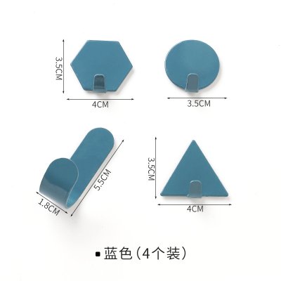 【北歐風格】創意幾何鐵藝掛鉤 - 裝飾型牆壁小掛勾 商品圖片 6