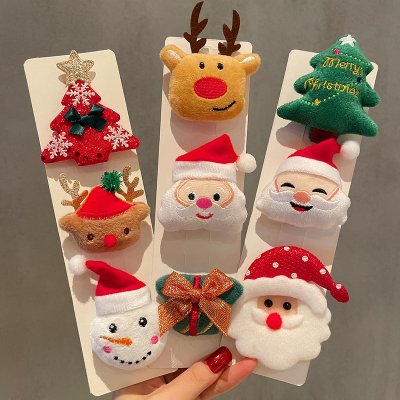 【立體聖誕胸針】多款造型別針-聖誕老人雪人 商品圖片 1