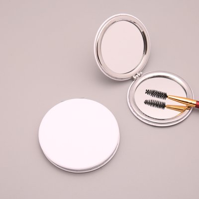 【PU白皮雙面化妝鏡】客製印刷多款造型｜批發禮贈小鏡子 商品圖片 4