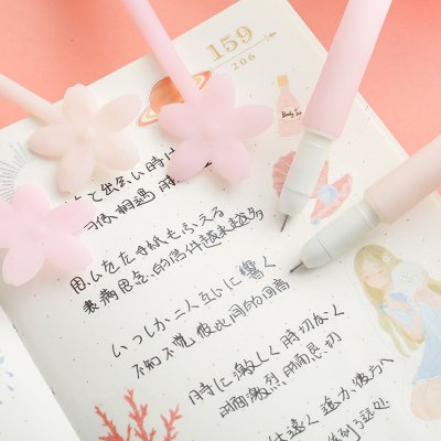 【夜光櫻花】韓系中性筆 - 粉嫩少女原子筆 商品圖片 5