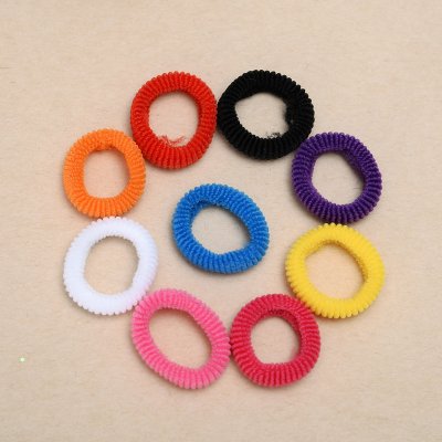 【甜美髮飾】簡約毛巾髮圈裝 - 兒童髮束綁髮圈 商品圖片 5